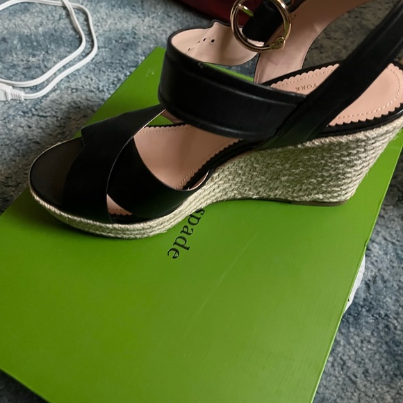 Kate Spade Della Wedge Heeled Sandals - Picture 1 of 2